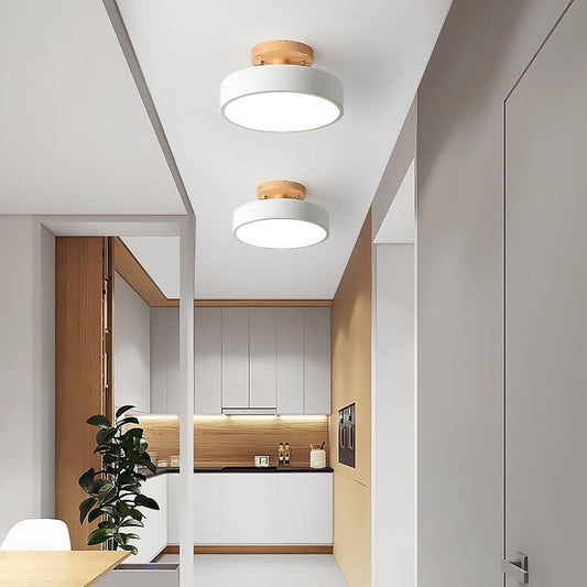 Dimmable Round Flush Mount Ceiling Light Fixture 0