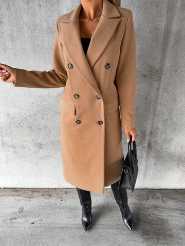 Camilla - Ingrid Long Coat Elegant Modern Style - Ideal for Autumn