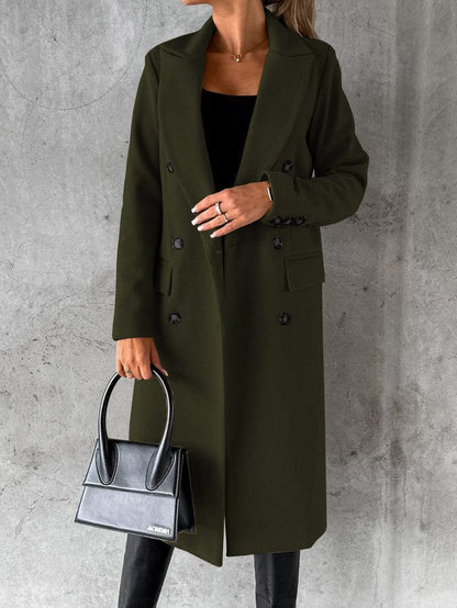 Camilla - Ingrid Long Coat Elegant Modern Style - Ideal for Autumn