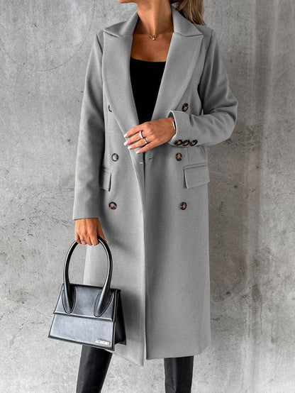 Camilla - Ingrid Long Coat Elegant Modern Style - Ideal for Autumn