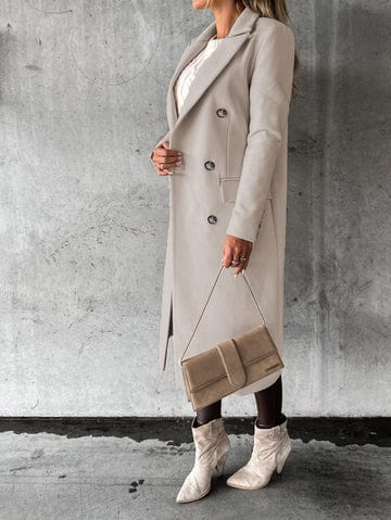Camilla - Ingrid Long Coat Elegant Modern Style - Ideal for Autumn
