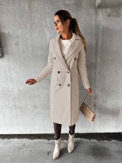 Camilla - Ingrid Long Coat Elegant Modern Style - Ideal for Autumn