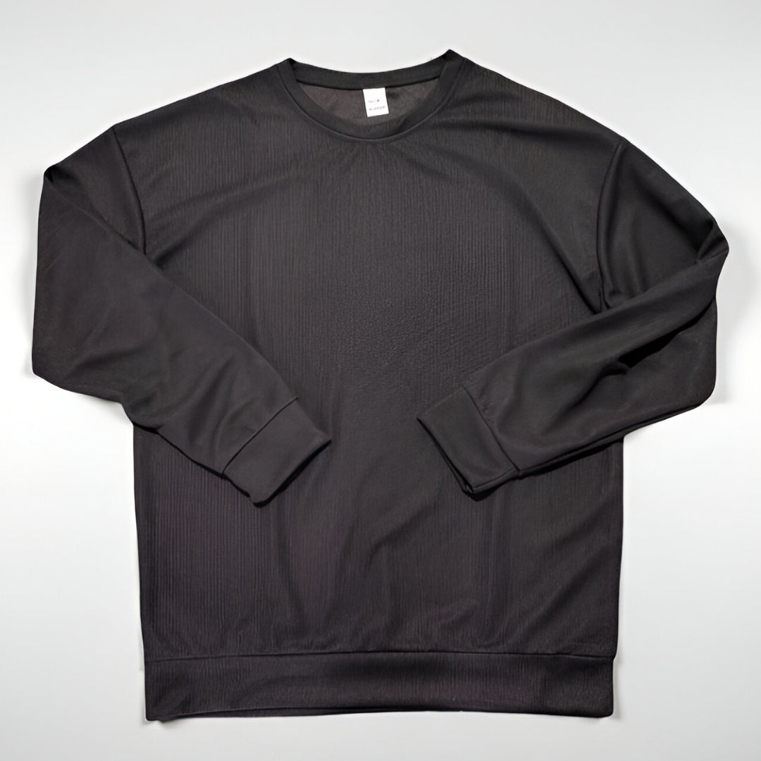 Ewan - Men's Casual Solid Colour Knitted Polyester Jumper