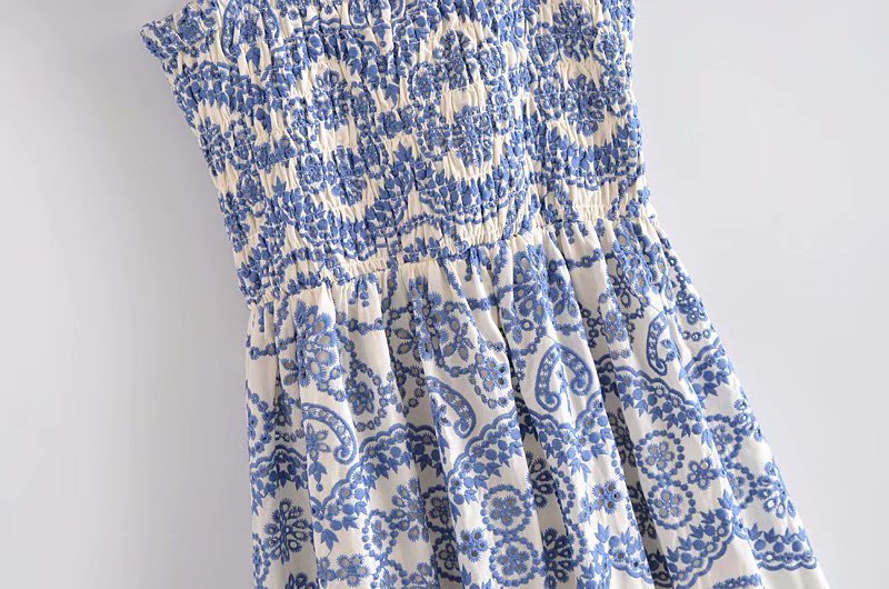 blue, white