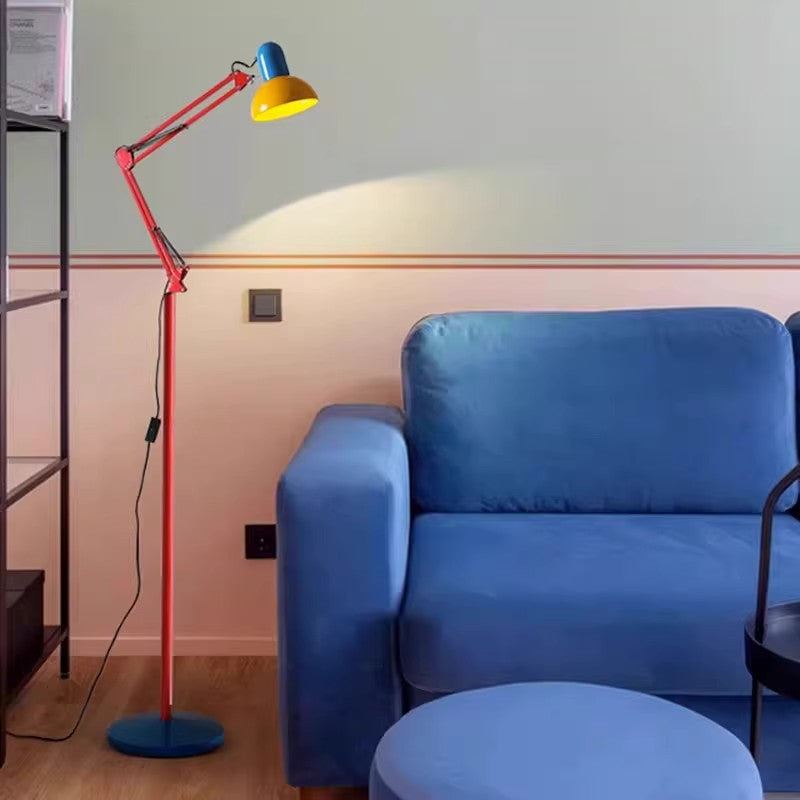 Floor Lamp – Compact Design with Semi-Circular Shade 0