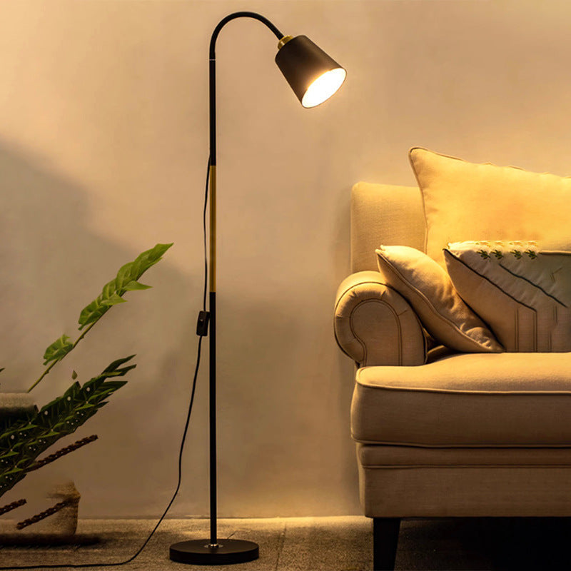 Floor Lamp – Slim Design with Round Shade 0