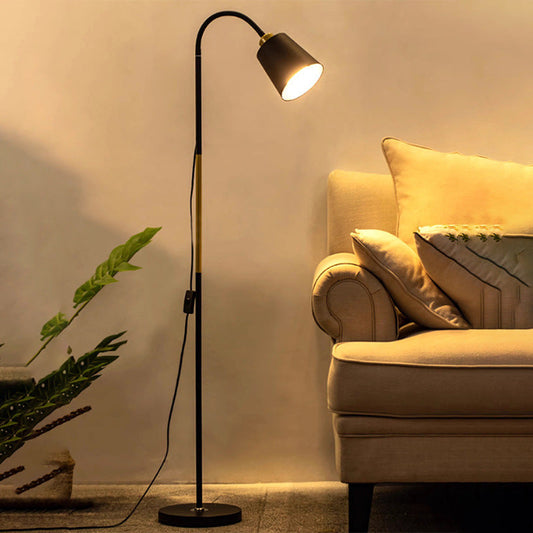 Floor Lamp – Slim Design with Round Shade 0