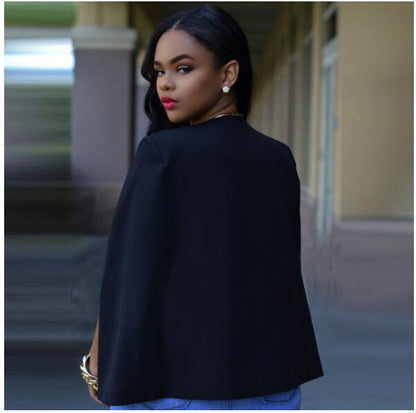 Women's Stylish Split Cape Slim Fit Business Blazer | Perfect for Casual Days