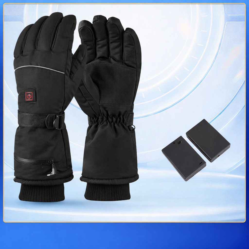 Heated Gloves Waterproof USB Rechargeable Ski Hiking Mittens