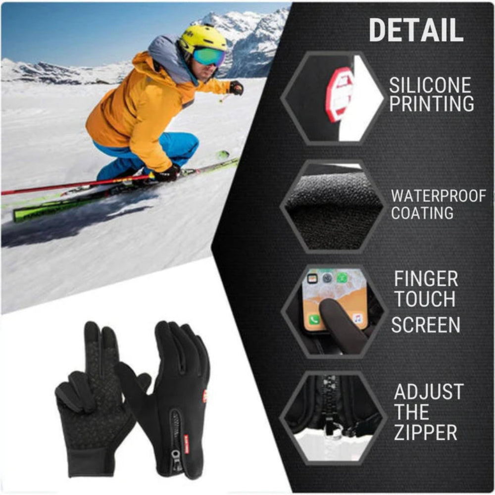 Heated Electric Warming Cycling Ski Gloves 8