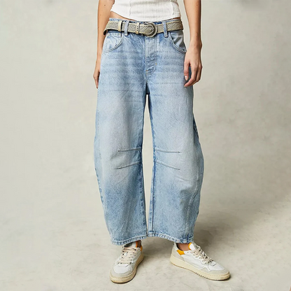 Women's Classic Wide-Leg Denim Baggy Jeans | Perfect for Casual Days