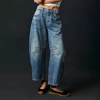 Women's Classic Wide-Leg Denim Baggy Jeans | Perfect for Casual Days