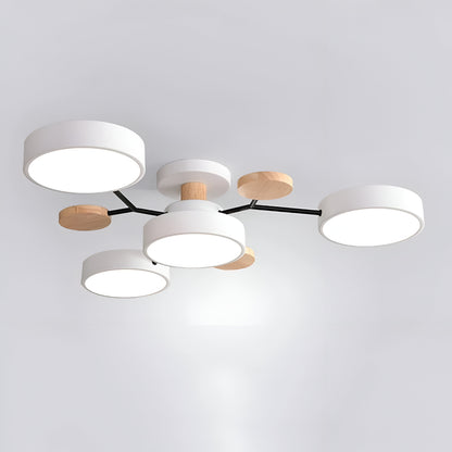 Ceiling Light Modern Metal Multi Arm Flush Mount