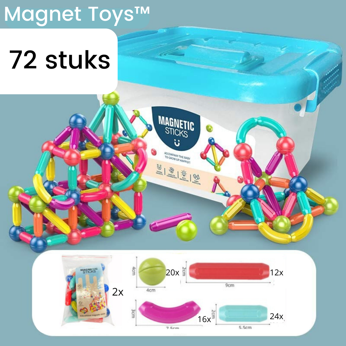 Magnetic Building Blocks – Engaging Play Set for Creative Kids 7
