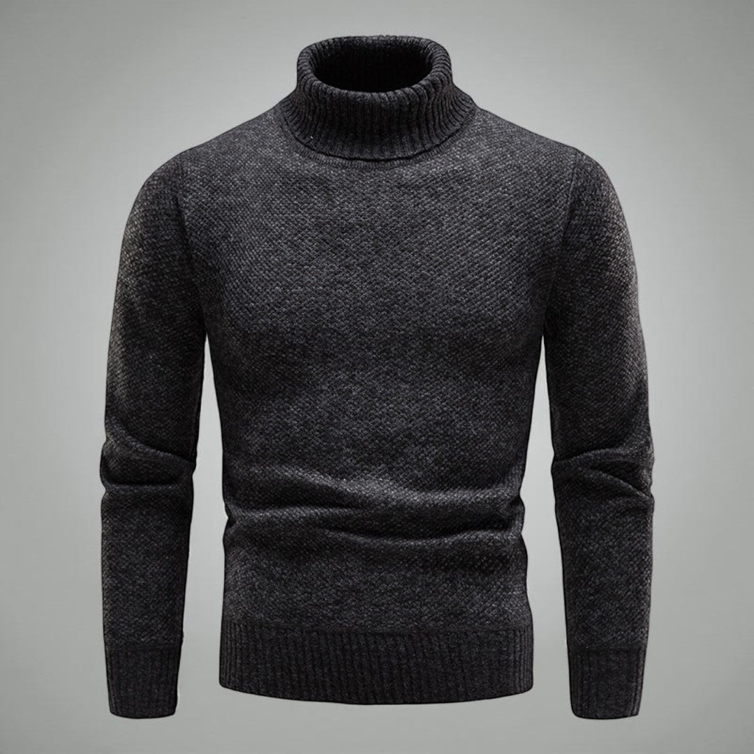 Men's Classic Wool Turtleneck Sweater, Timeless and Elegant | Ideal for Autumn/Winter