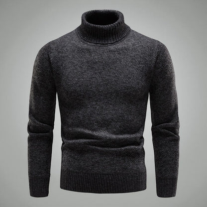 Men's Classic Wool Turtleneck Sweater, Timeless and Elegant | Ideal for Autumn/Winter