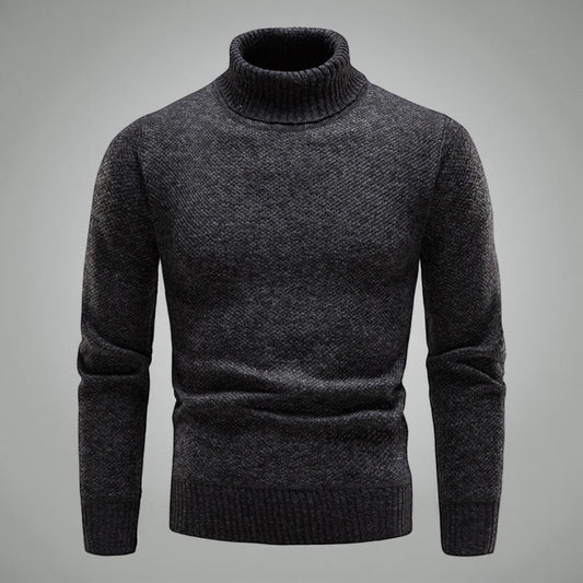 Men's Classic Wool Turtleneck Sweater, Timeless and Elegant | Ideal for Autumn/Winter