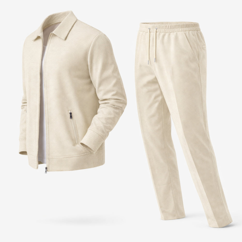 Men’s Zip Jacket Tracksuit Pants Set