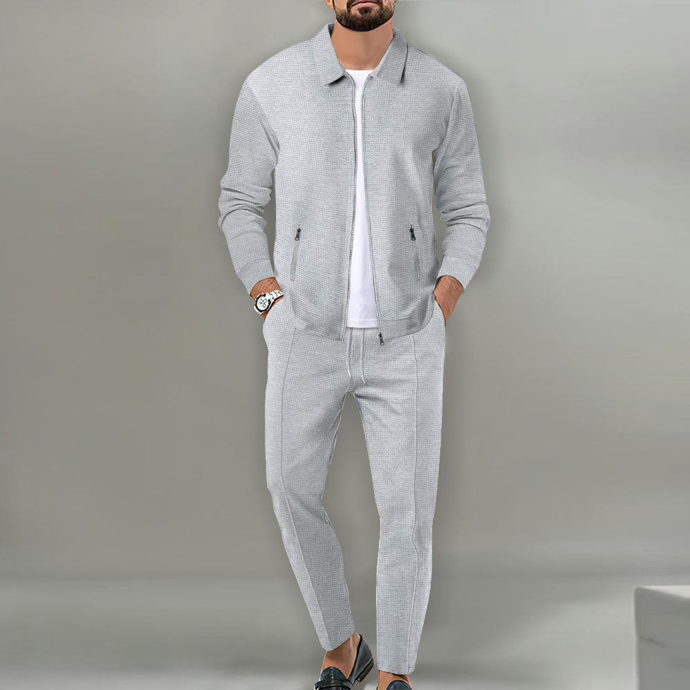 Men’s Zip Jacket Tracksuit Pants Set