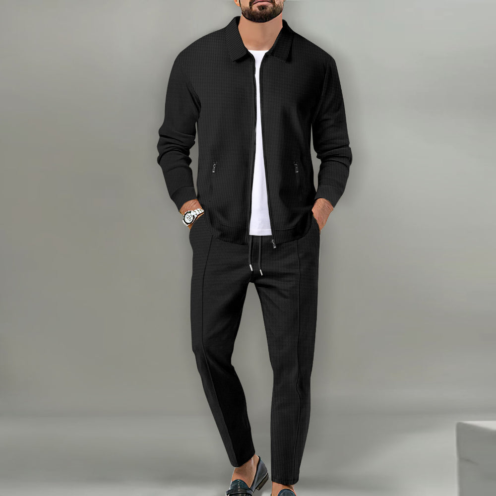 Men’s Zip Jacket Tracksuit Pants Set