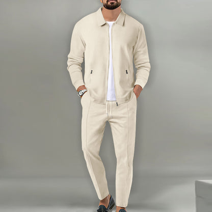 Men’s Zip Jacket Tracksuit Pants Set