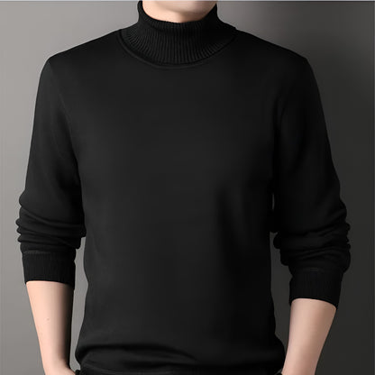Men's Cashmere Turtleneck Sweater Classic Style 9