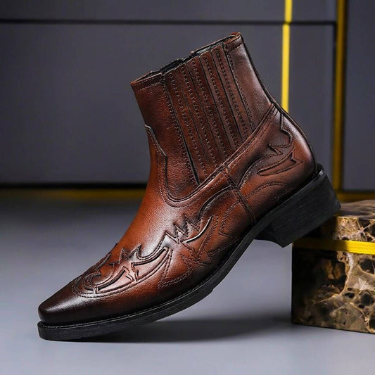 Men's Cowboy Boots Pointed Toe | Western Boots 1