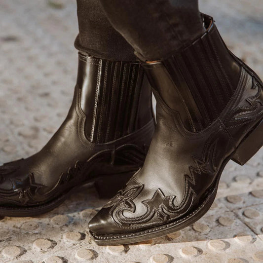 Men's Cowboy Boots Western Ankle | Classic Boots 1