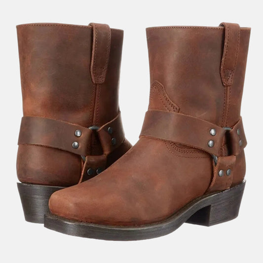 Men's Cowboy Western Boots Fashionable | Harness Boots 1
