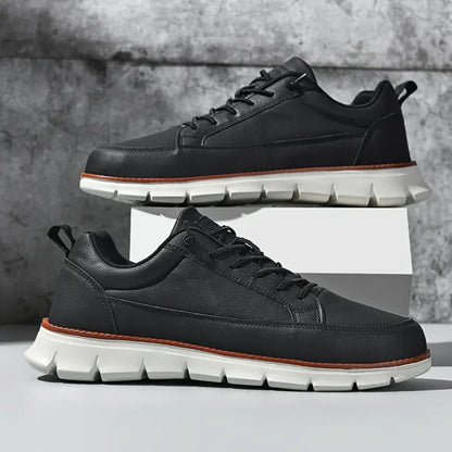 Men's Leather Sneakers Orthopedic Cushioned Insole 6