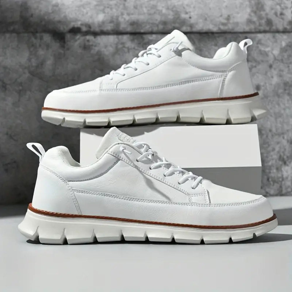 Men's Leather Sneakers Orthopedic Cushioned Insole 9