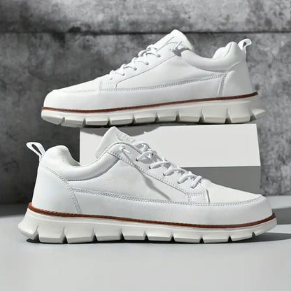 Men's Leather Sneakers Orthopedic Cushioned Insole 9