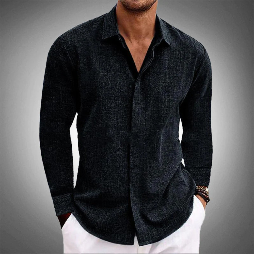Men's Linen Breathable Casual Shirt 2