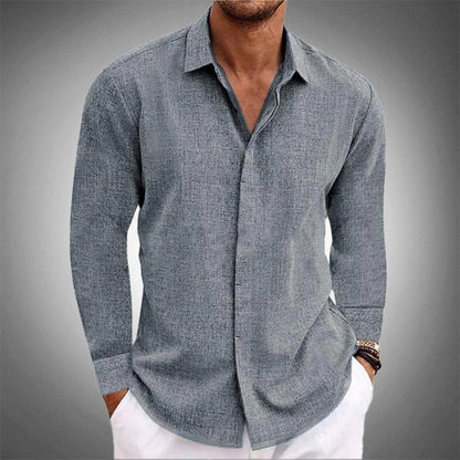 Men's Linen Breathable Casual Shirt 3
