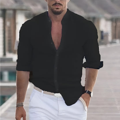 Men's Linen Casual Business Shirt 6