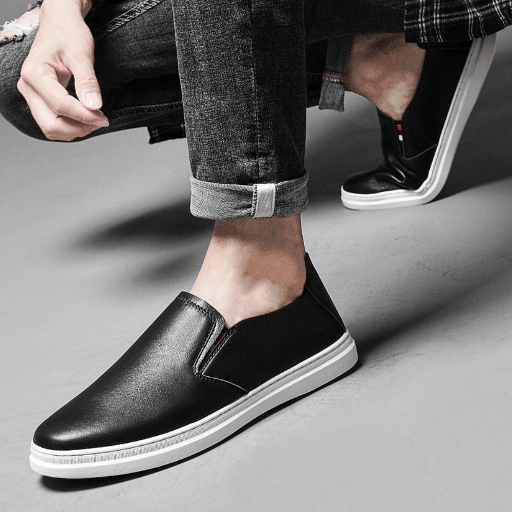 Men's Loafers Flexible Elastic | Casual Dress Loafers 4