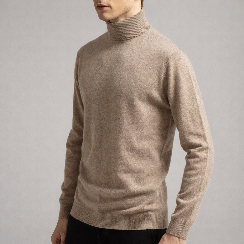 Men's Slim Fit Turtleneck Sweater Warm Long Sleeve