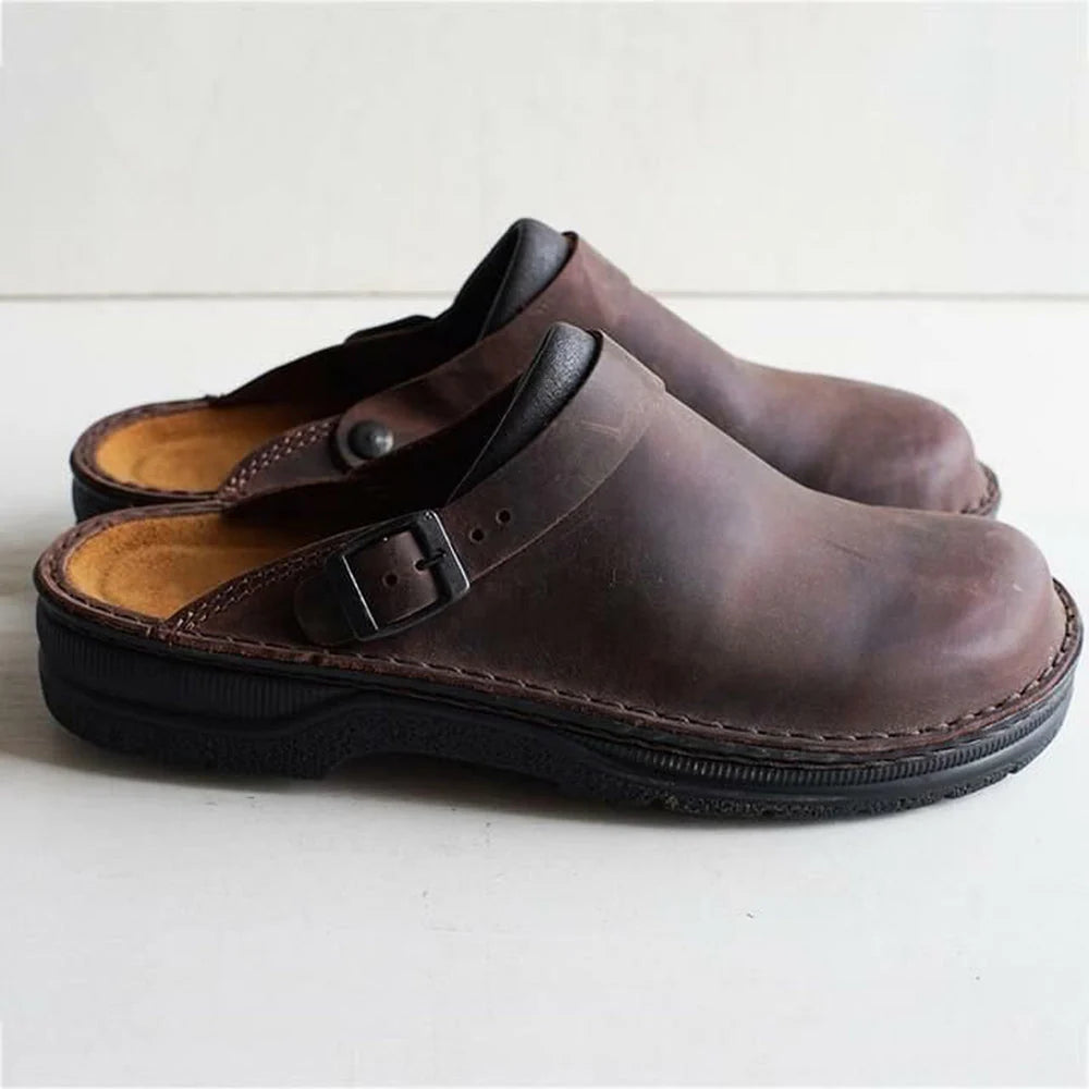 Men's Orthopedic Leather Slip On Shoes 1