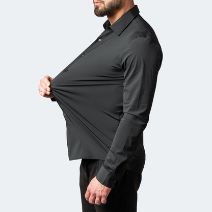 Men's Stretch Wrinkle Free Knit Dress Shirt  3