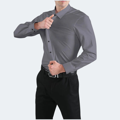 Men's Stretch Wrinkle Free Knit Dress Shirt  7