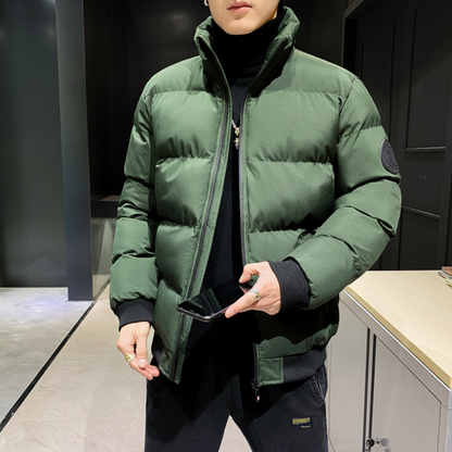 Men's Winter Jacket Puffer Insulated Zip Up Coat