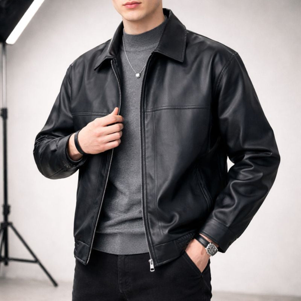 Men's Retro Jacket Casual Motorcycle Outerwear