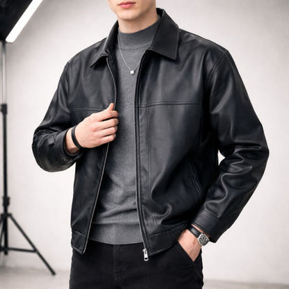 Men's Retro Jacket Casual Motorcycle Outerwear