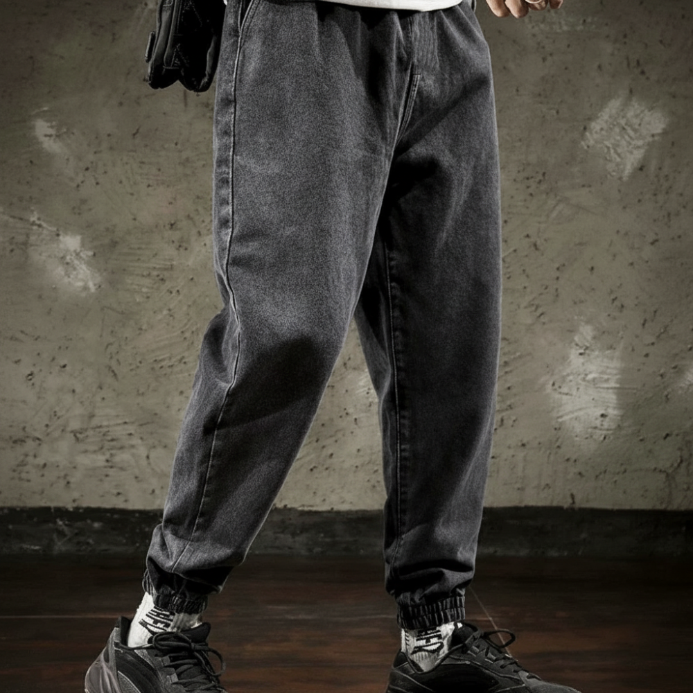 Men's Cargo Jeans Straight Fit Casual