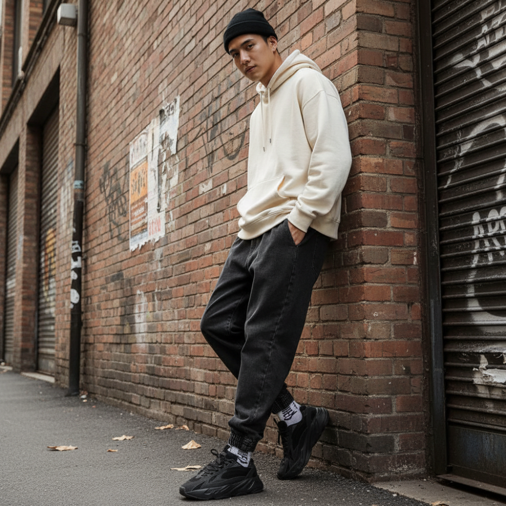 Men's Cargo Jeans Straight Fit Casual