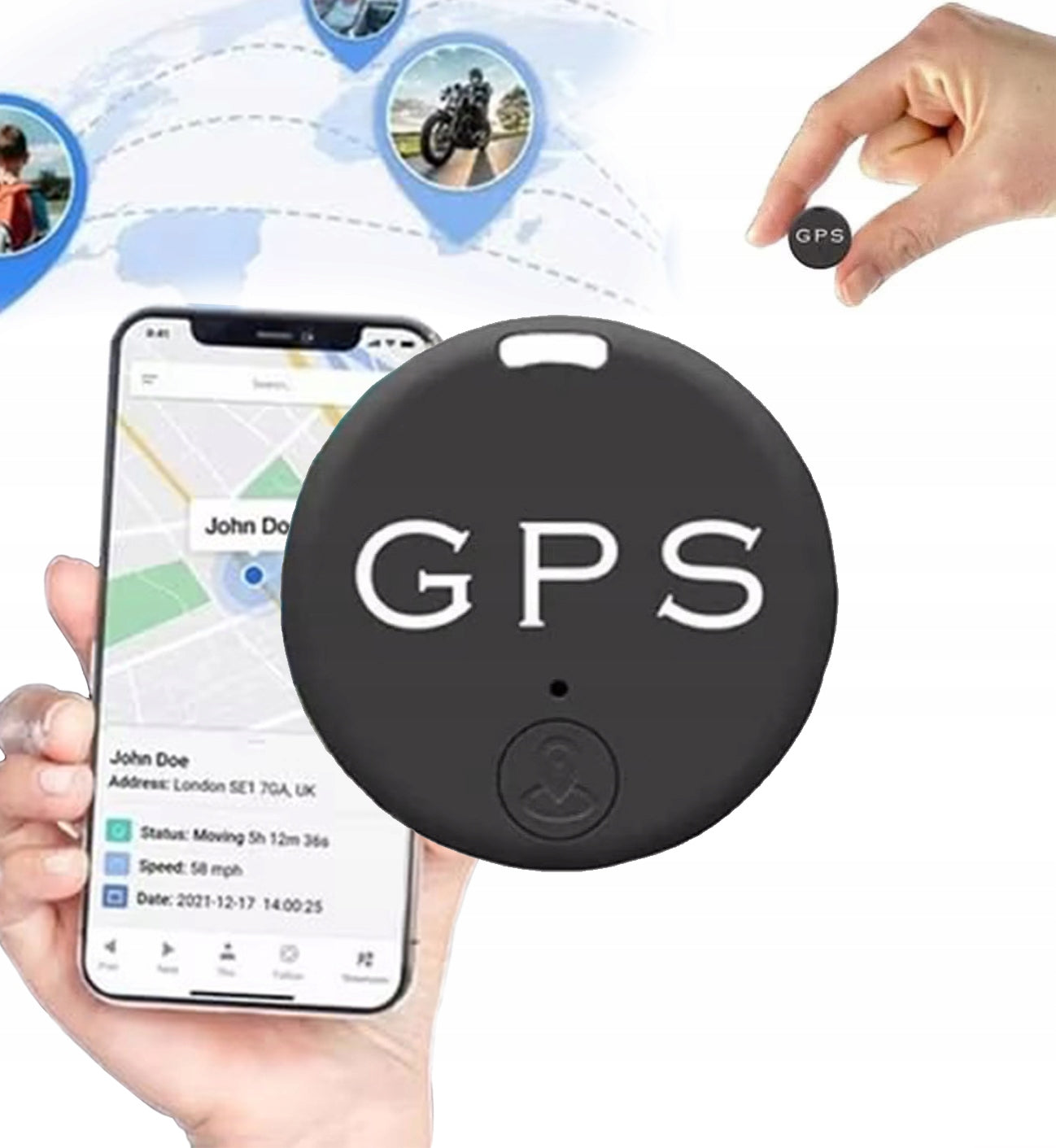 Mini GPS Tracker – Real-Time Vehicle Tracking Device 1