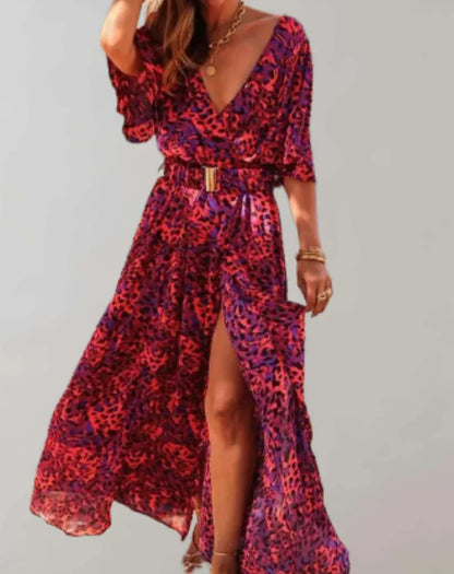 Women's Casual Soft Fabric Maxi Dress with Relaxed Fit