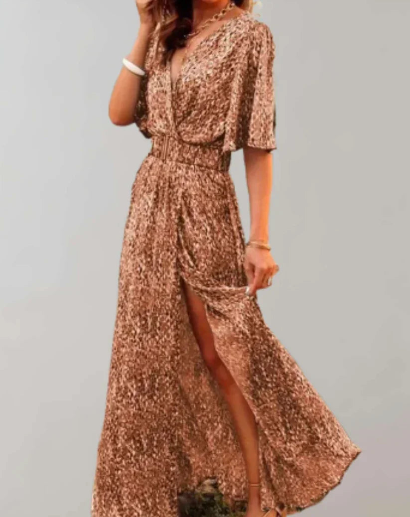 Women's Casual Soft Fabric Maxi Dress with Relaxed Fit