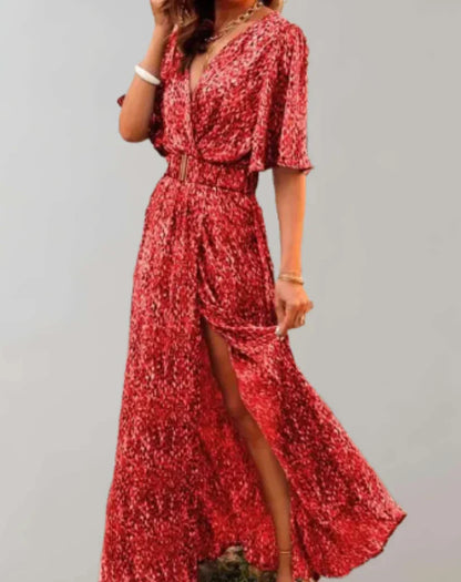 Women's Casual Soft Fabric Maxi Dress with Relaxed Fit