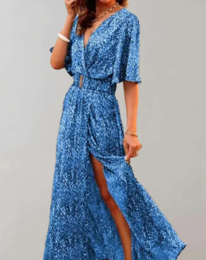 Variant image for Women's Casual Soft Fabric Maxi Dress with Relaxed Fit-49